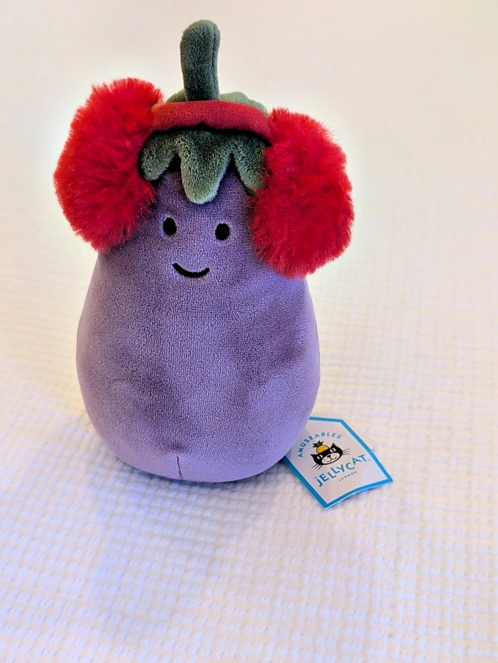 Retired Toastie Vivacious Aubergine Holiday Edition Jellycat